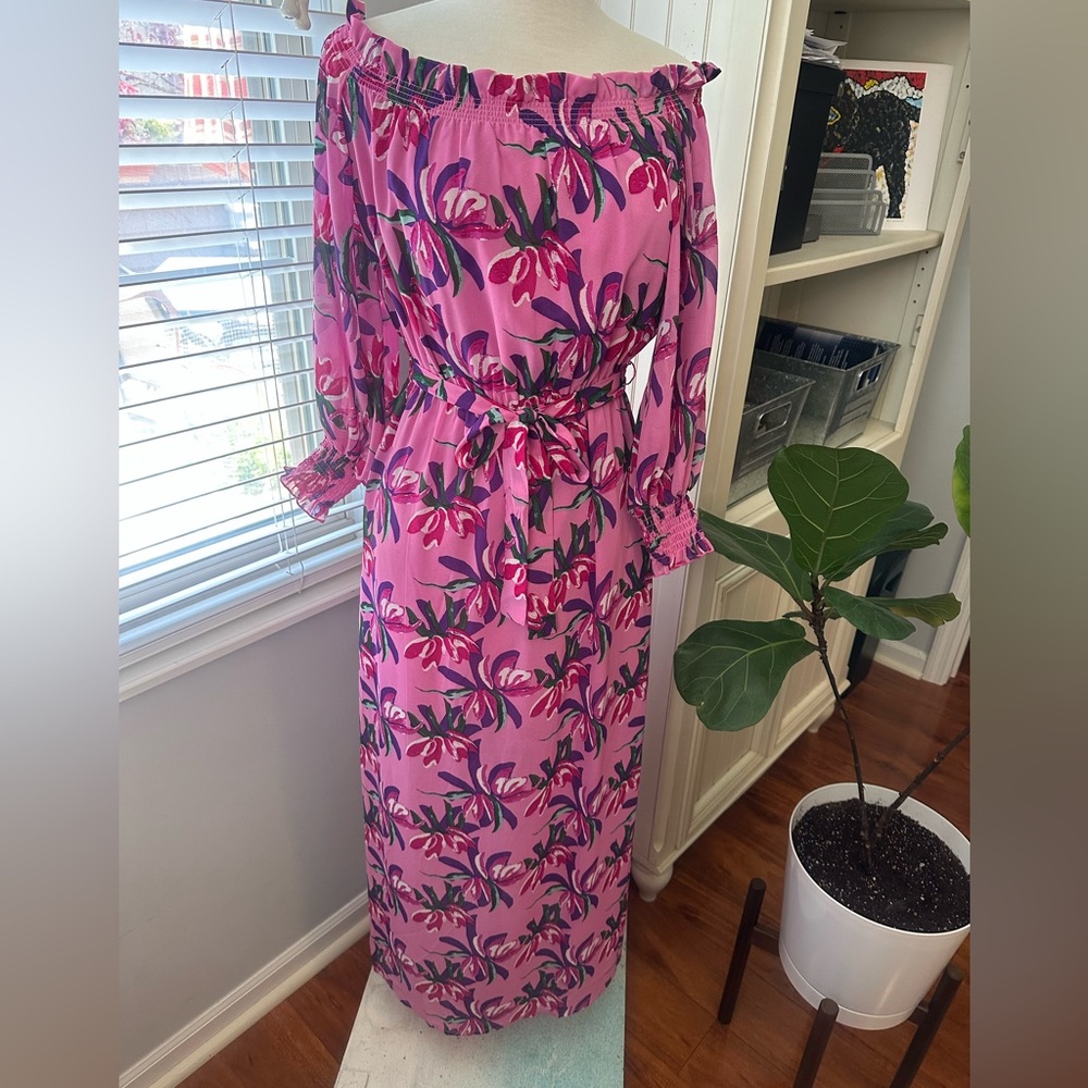 WAYF floral maxi dress